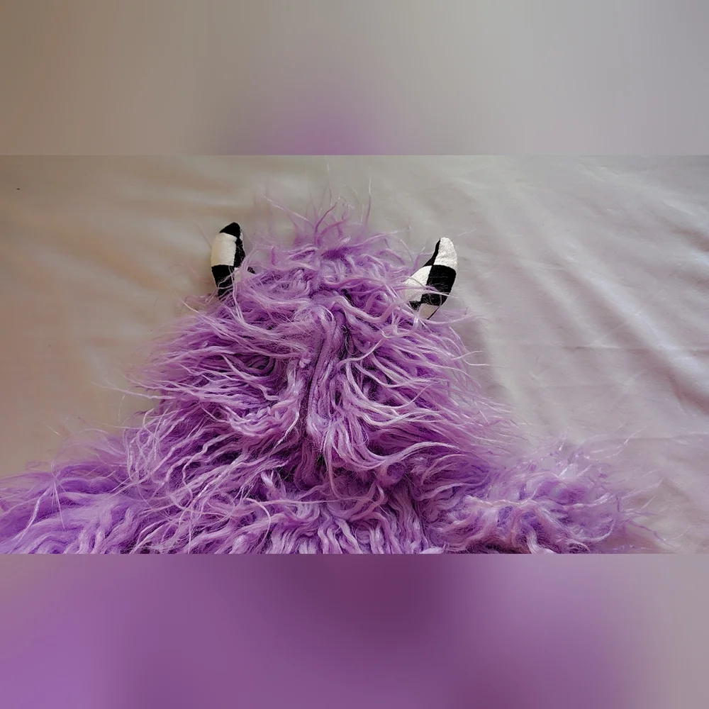 💜Bootique NWT 2-Piece Shaggy Monster Halloween Pet Costume Small💜